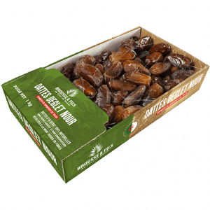 Dattes d'Algérie Deglet Nour boite verte