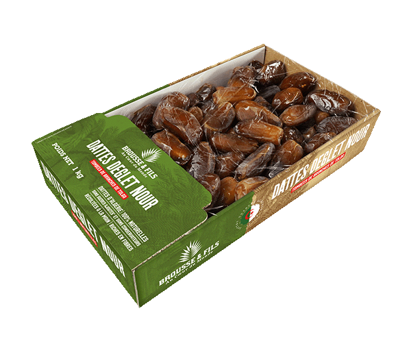 Dattes d'Algérie Deglet Nour boite verte